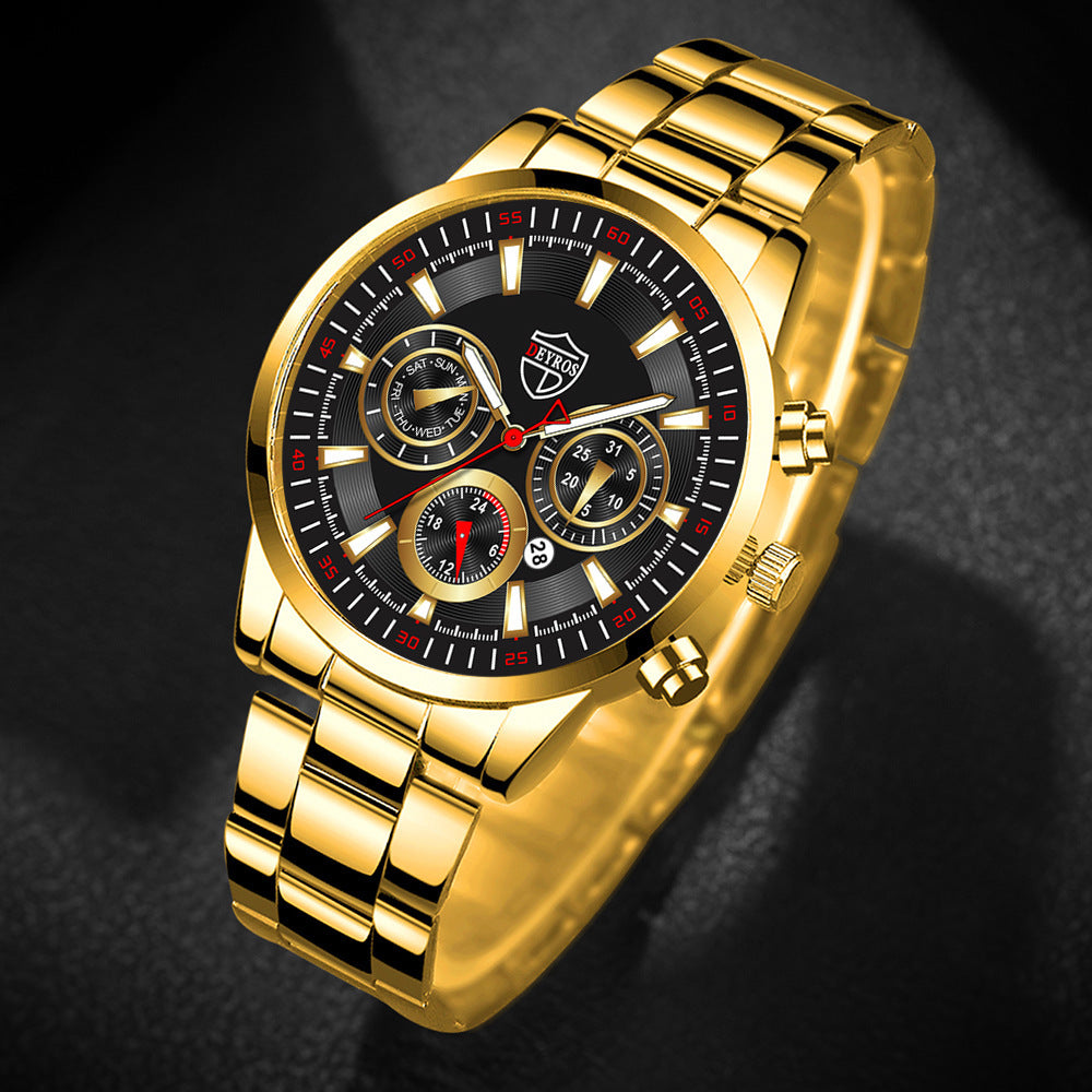 Fashion Men's Watch Fashion Luminous Calendar Watch Business Sports