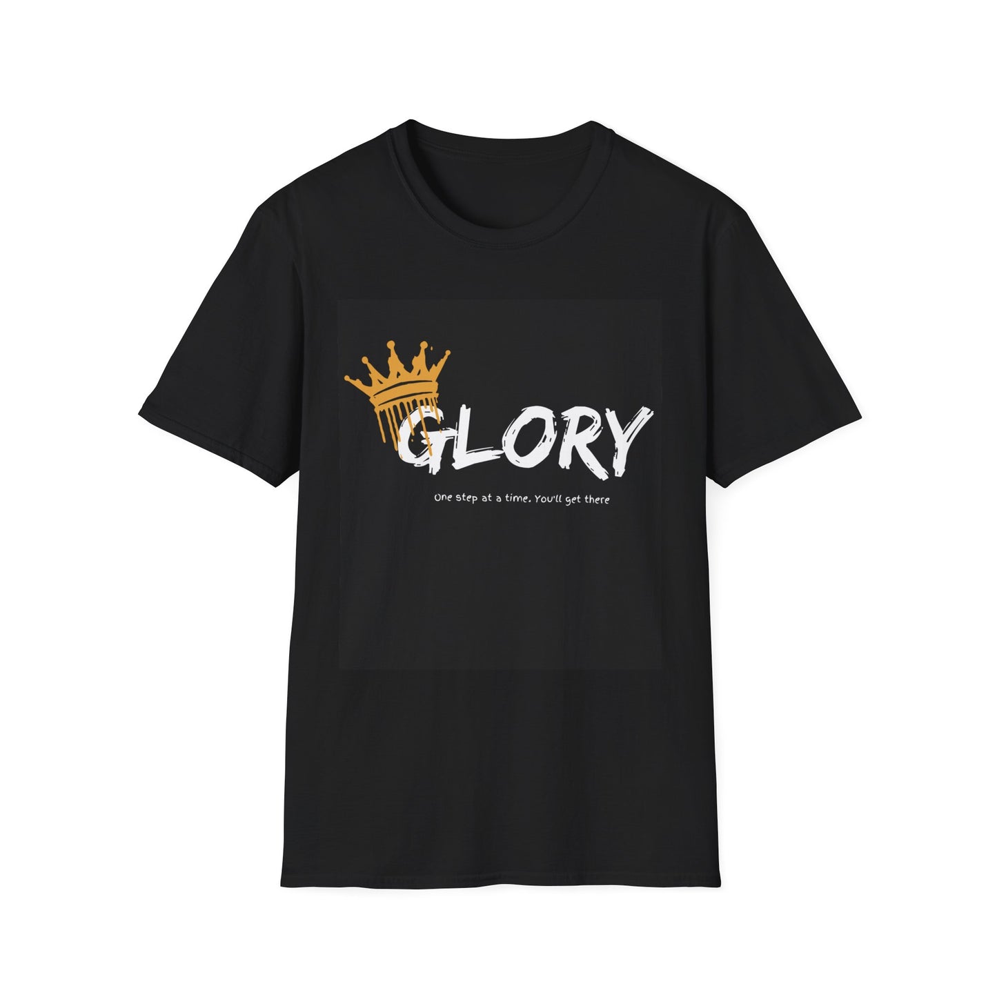 Glory one step at a time Unisex Softstyle Men's T-Shirt