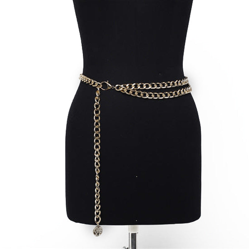 Adjustable whip chain waist