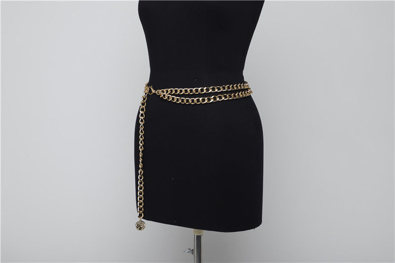 Adjustable whip chain waist