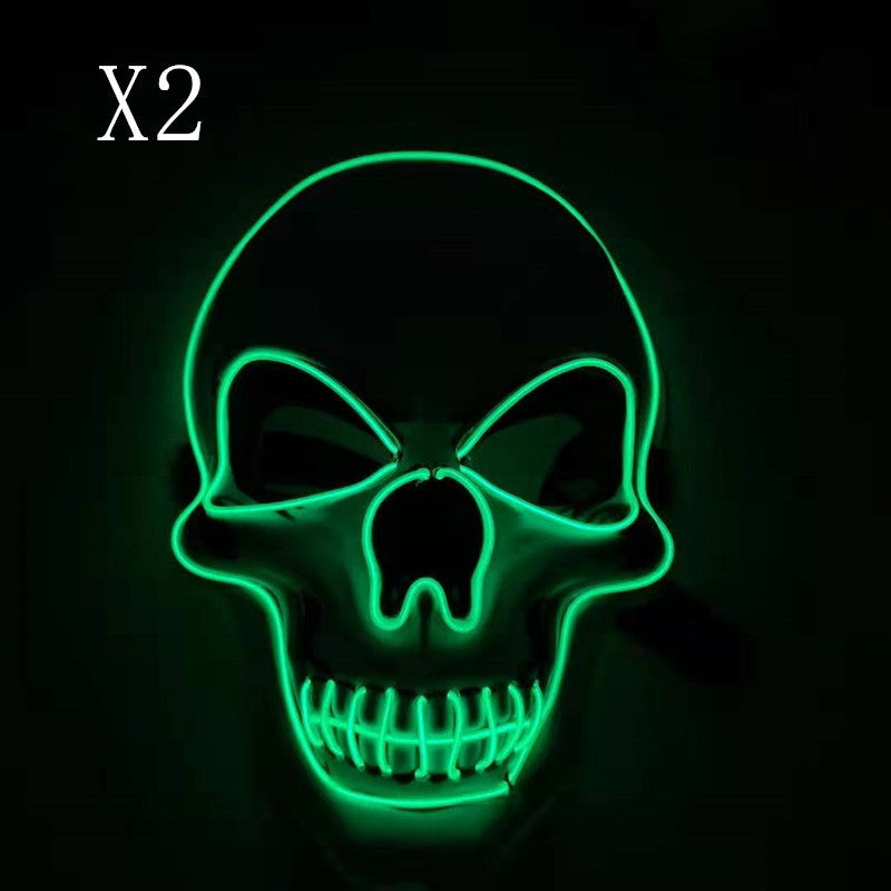 Skull LED Glowing Halloween Mask