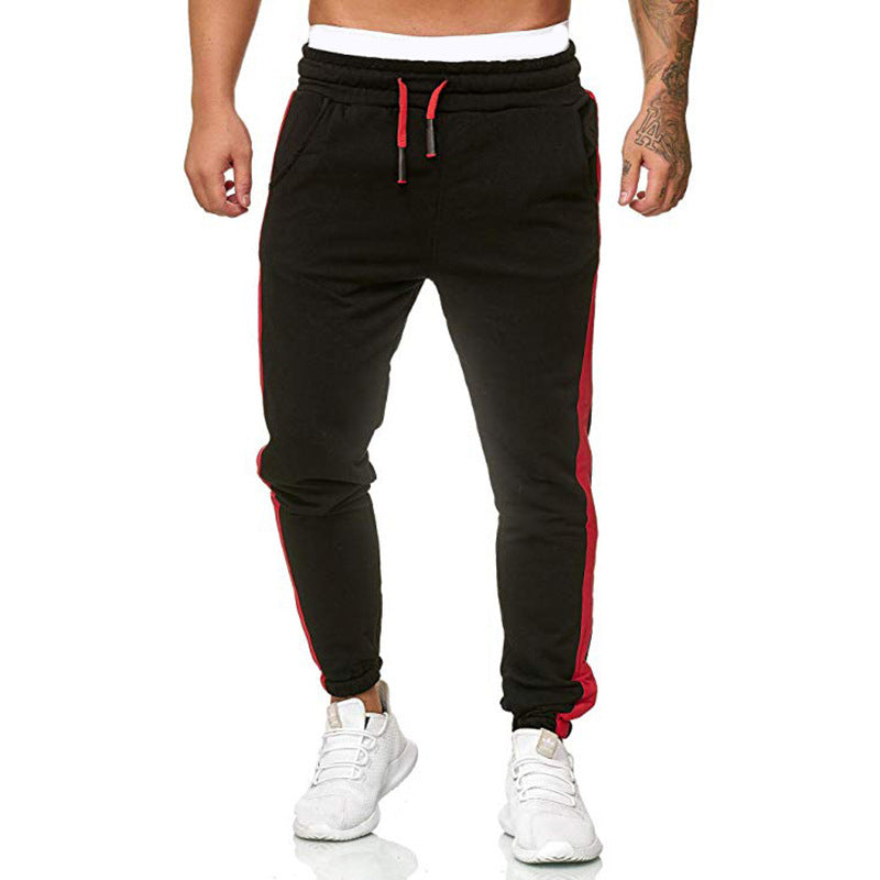 Men's Exercise Casual Pants Fashion Solid Color Sports Trousers