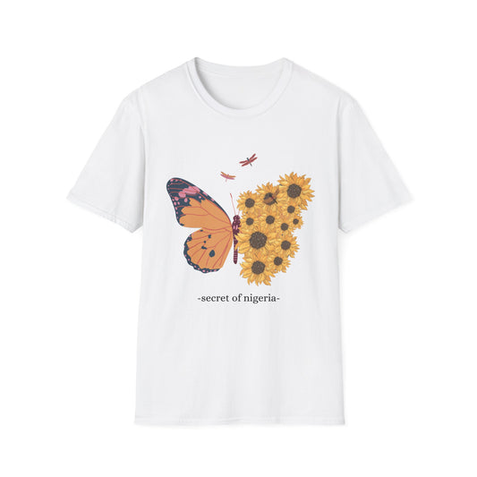 butterfly unisex softstyle (exclusive on whimsy wares online) t-shirt men