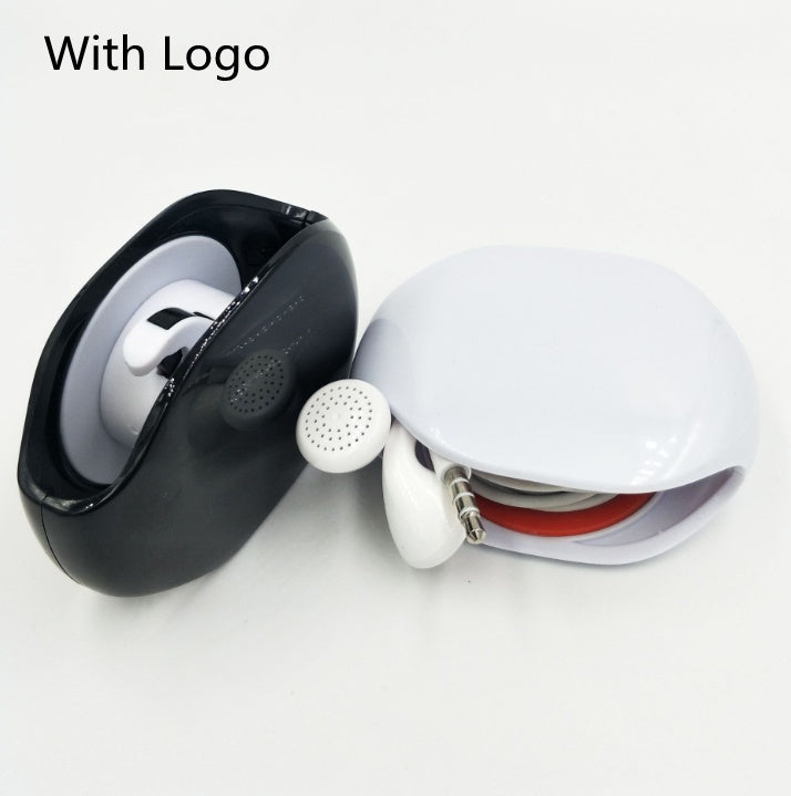 Automatic Earphone Retractor Reel-type Push-type Telescopic Multi-function Data Storage Box Winder