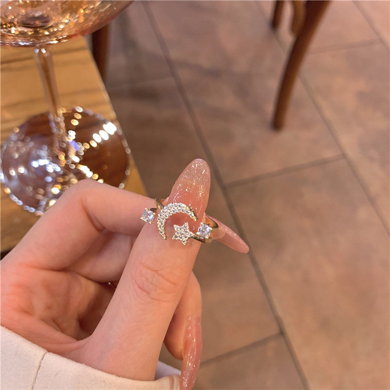 South Korea Fashion Personalized Flower Niche Design Ring