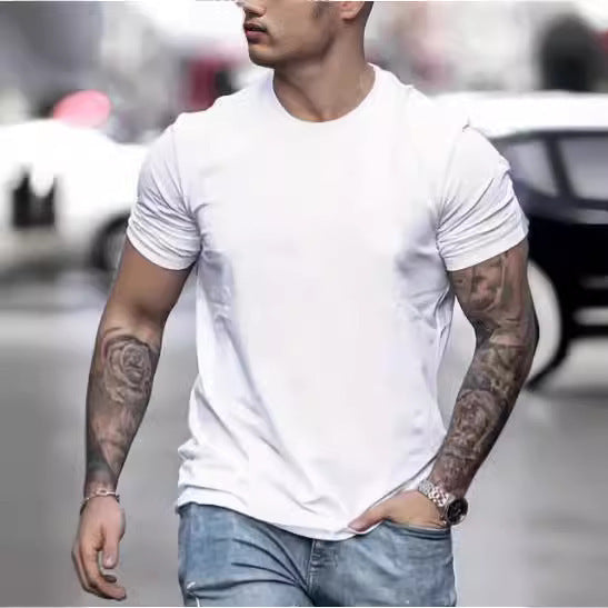 Men's Fashion Printed Casual Slim T-shirt