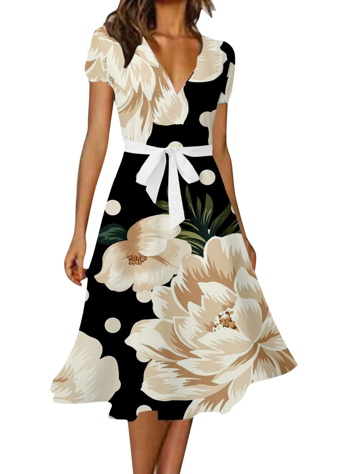 Women's New Fashion Personalized Printing Dress