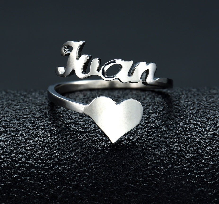 Personalized Name Ringe