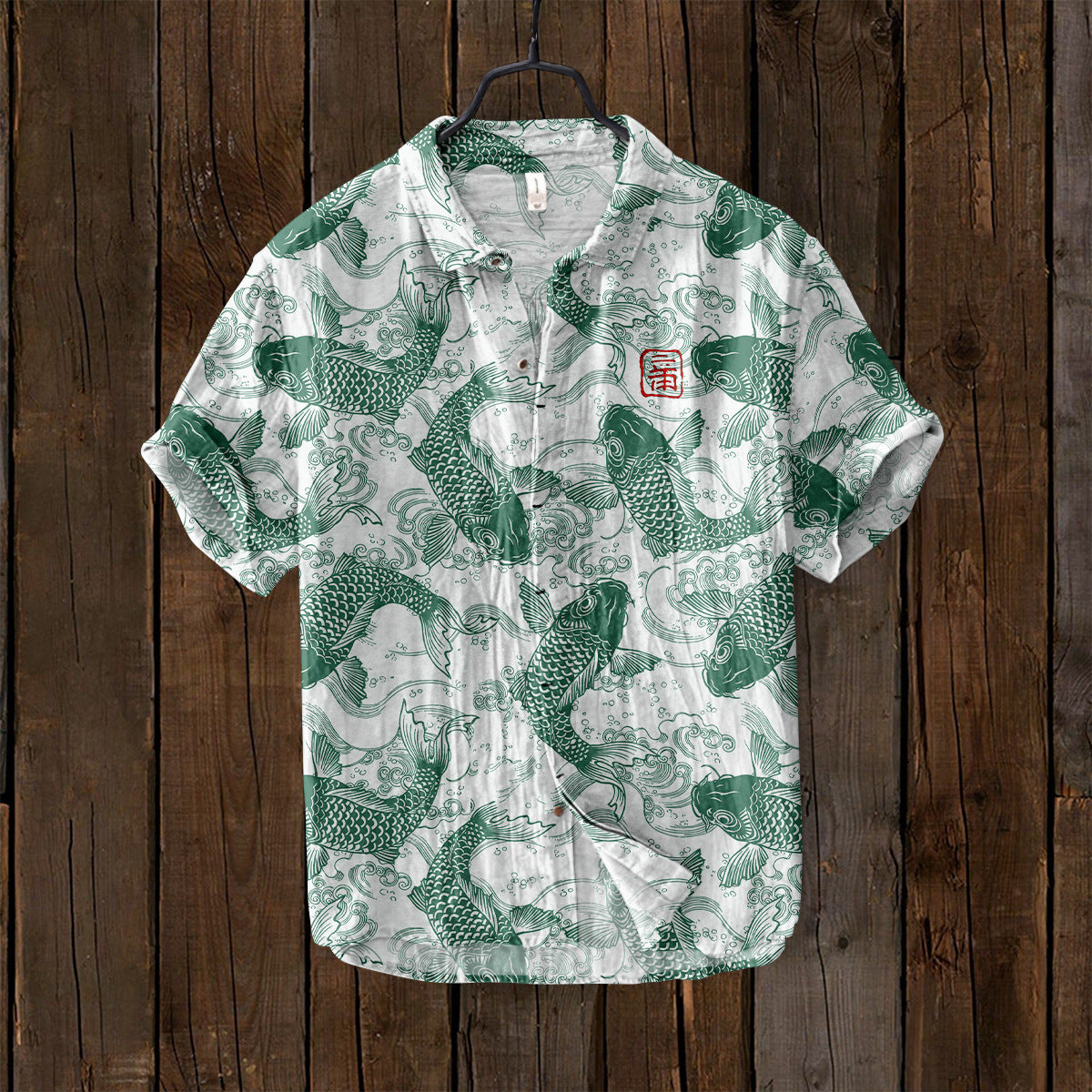 Fashion Summer Casual Printed Hawaiian Shirt Vacation Seaside