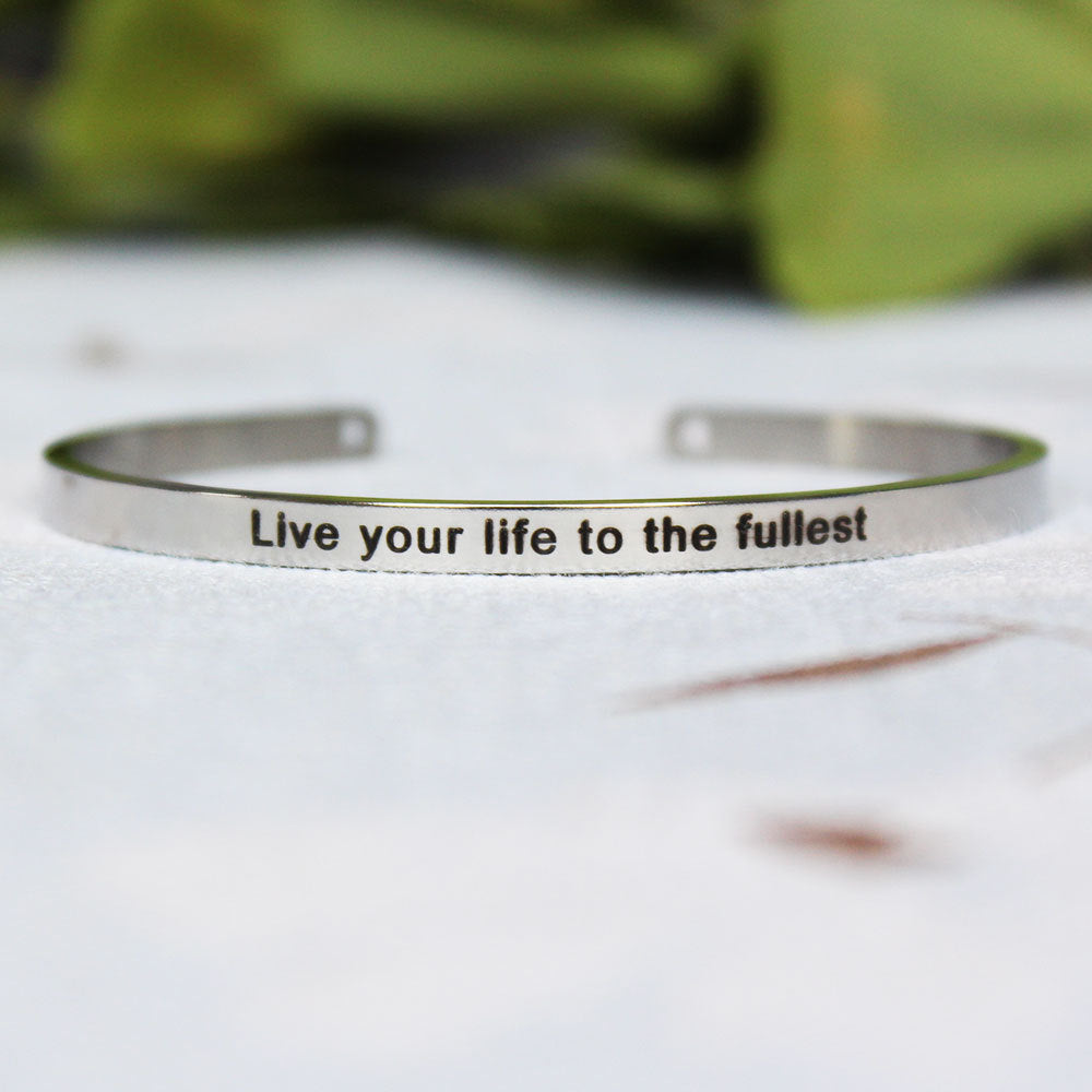 Customizable Stainless Steel Bracelet