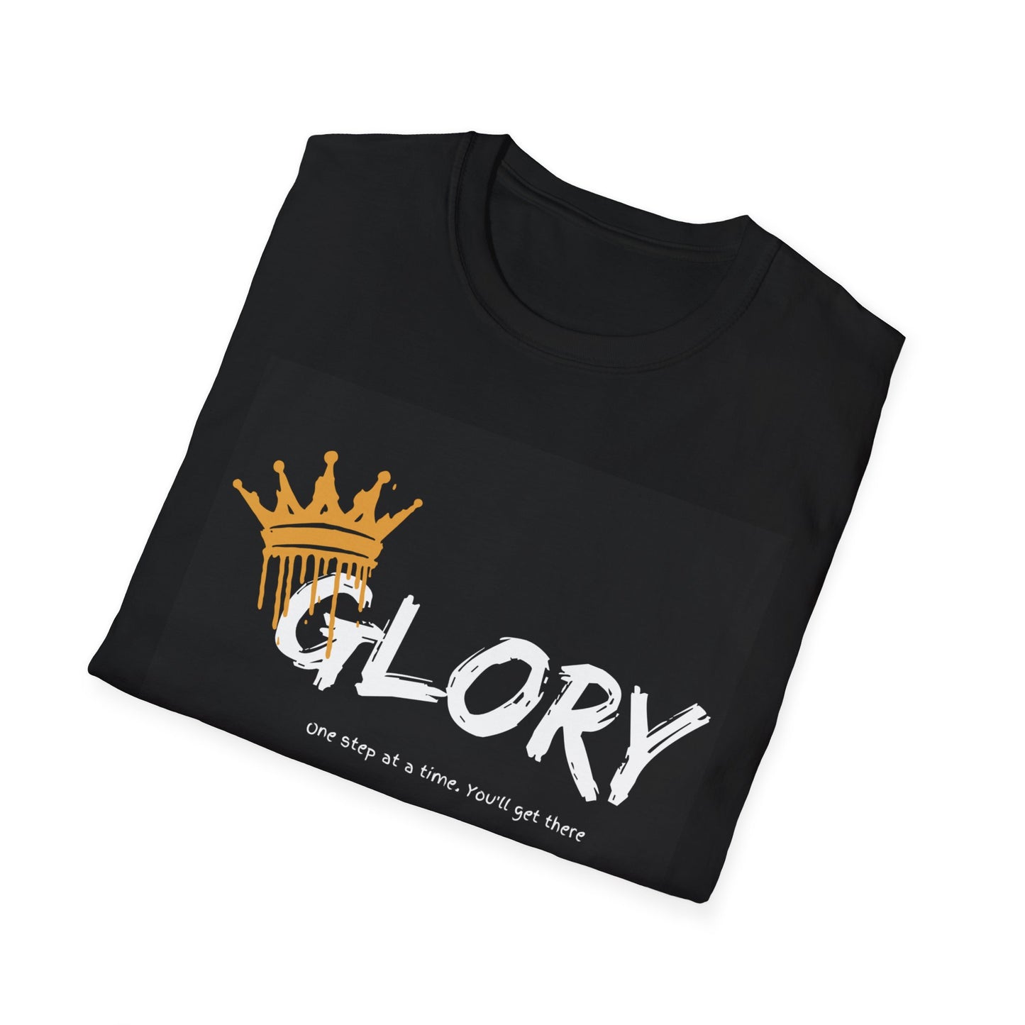 Glory one step at a time Unisex Softstyle Men's T-Shirt