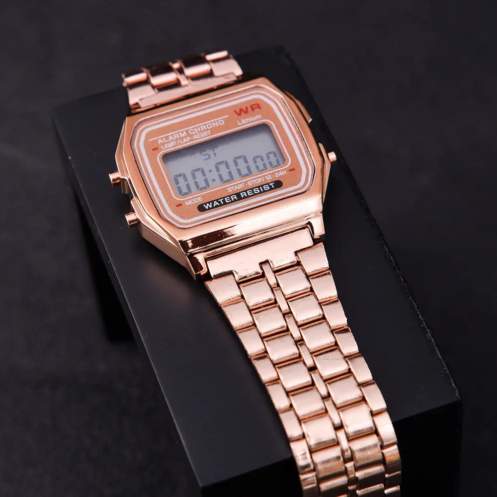 F91W LED Digtal Watch Women Watches Steel Watch Men Business Clock Multifunction Sports Wrist Watch Electronic Watch