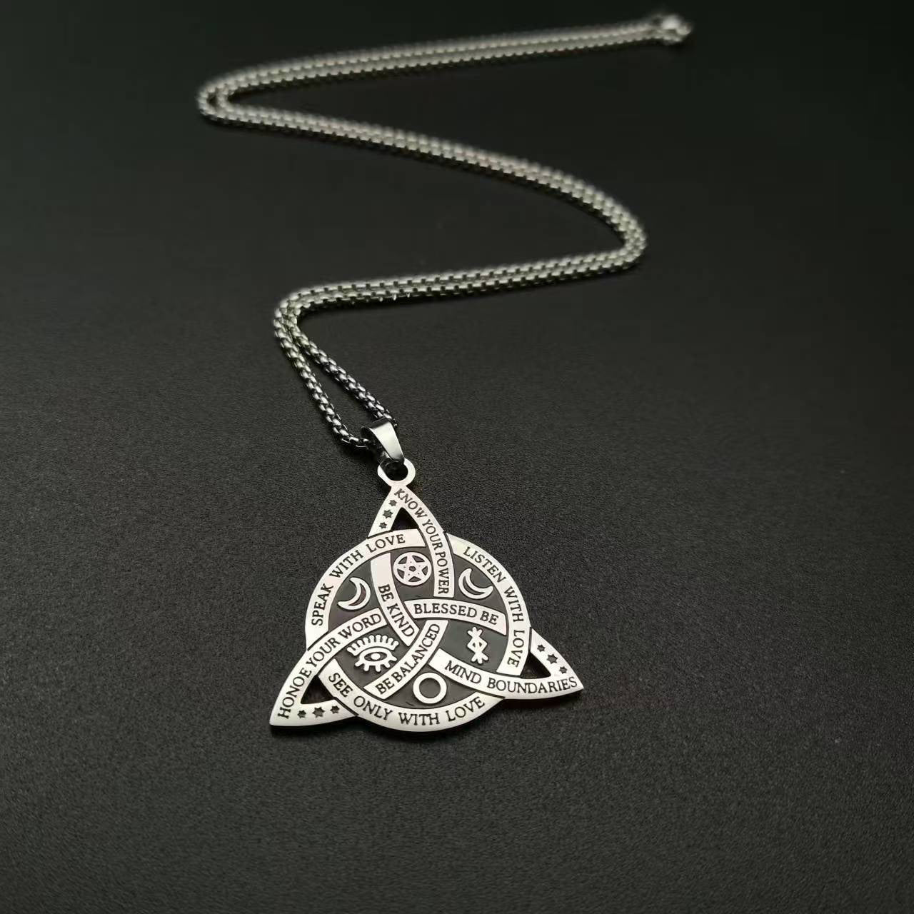 Celtic Knot Personality Trend Men's Necklace