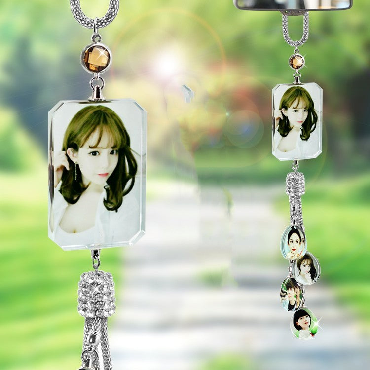 Decorative Photo Car Crystal Pendant