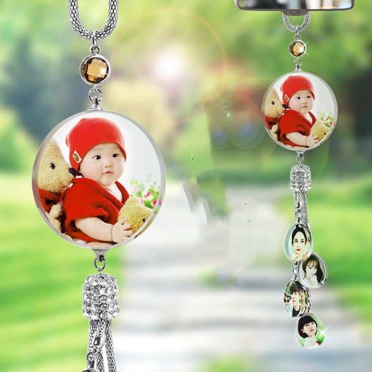 Decorative Photo Car Crystal Pendant