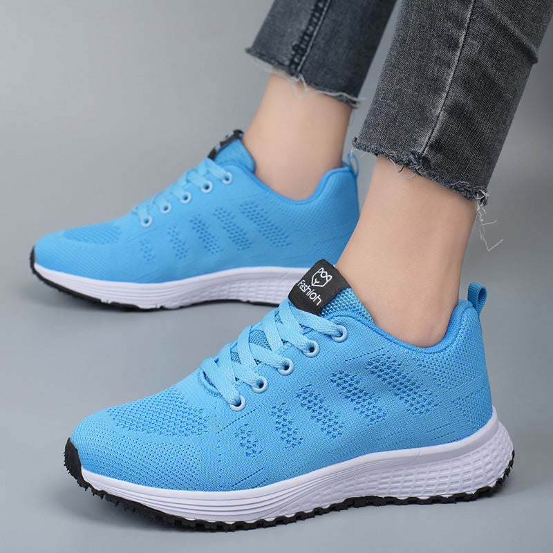 Plus Size Spring And Autumn Fly-kit Mesh Women's Shoes